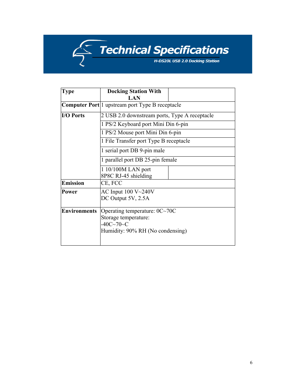 Hawking Technology H-DS20L User Manual | Page 6 / 30