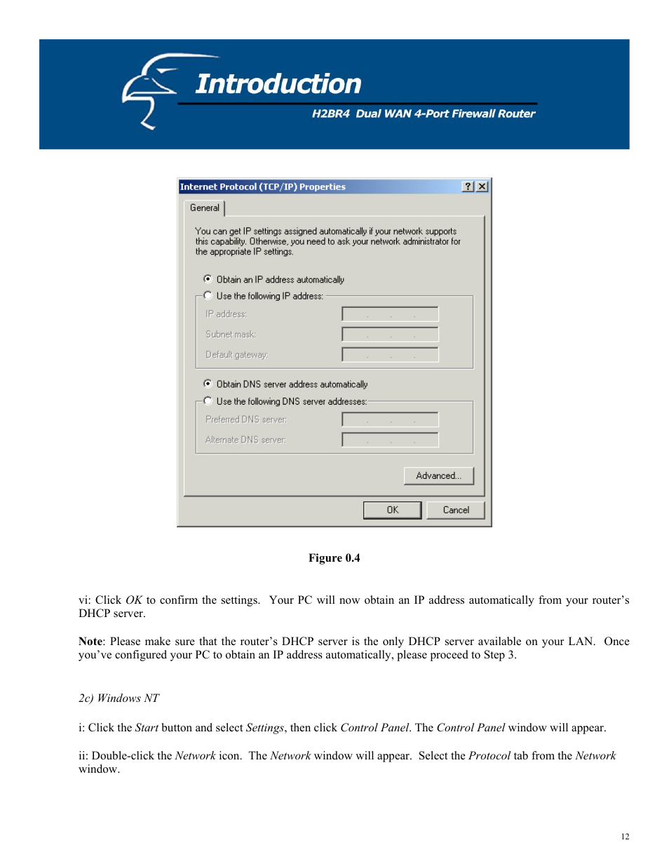Hawking Technology H2BR4 User Manual | Page 12 / 82