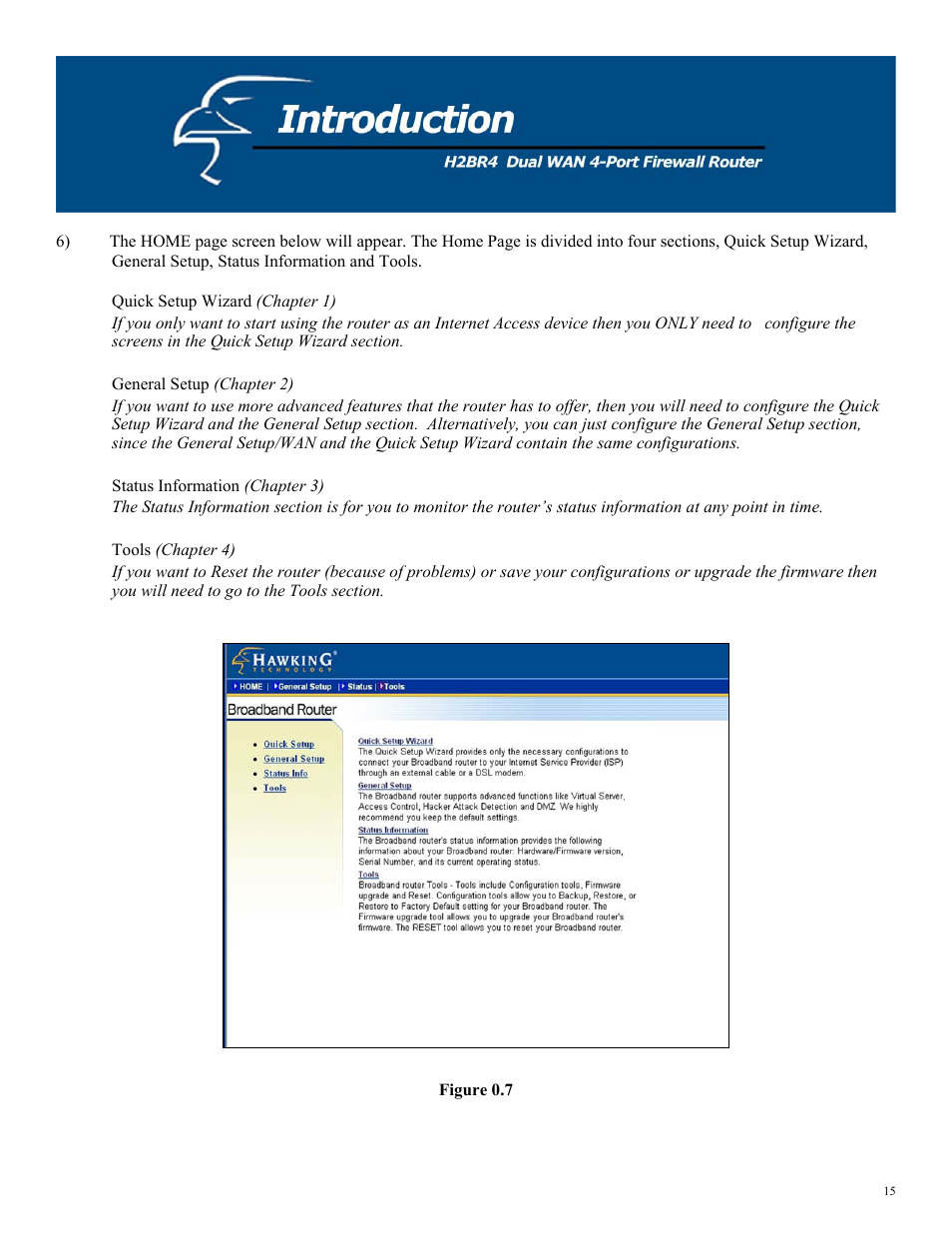 Hawking Technology H2BR4 User Manual | Page 15 / 82
