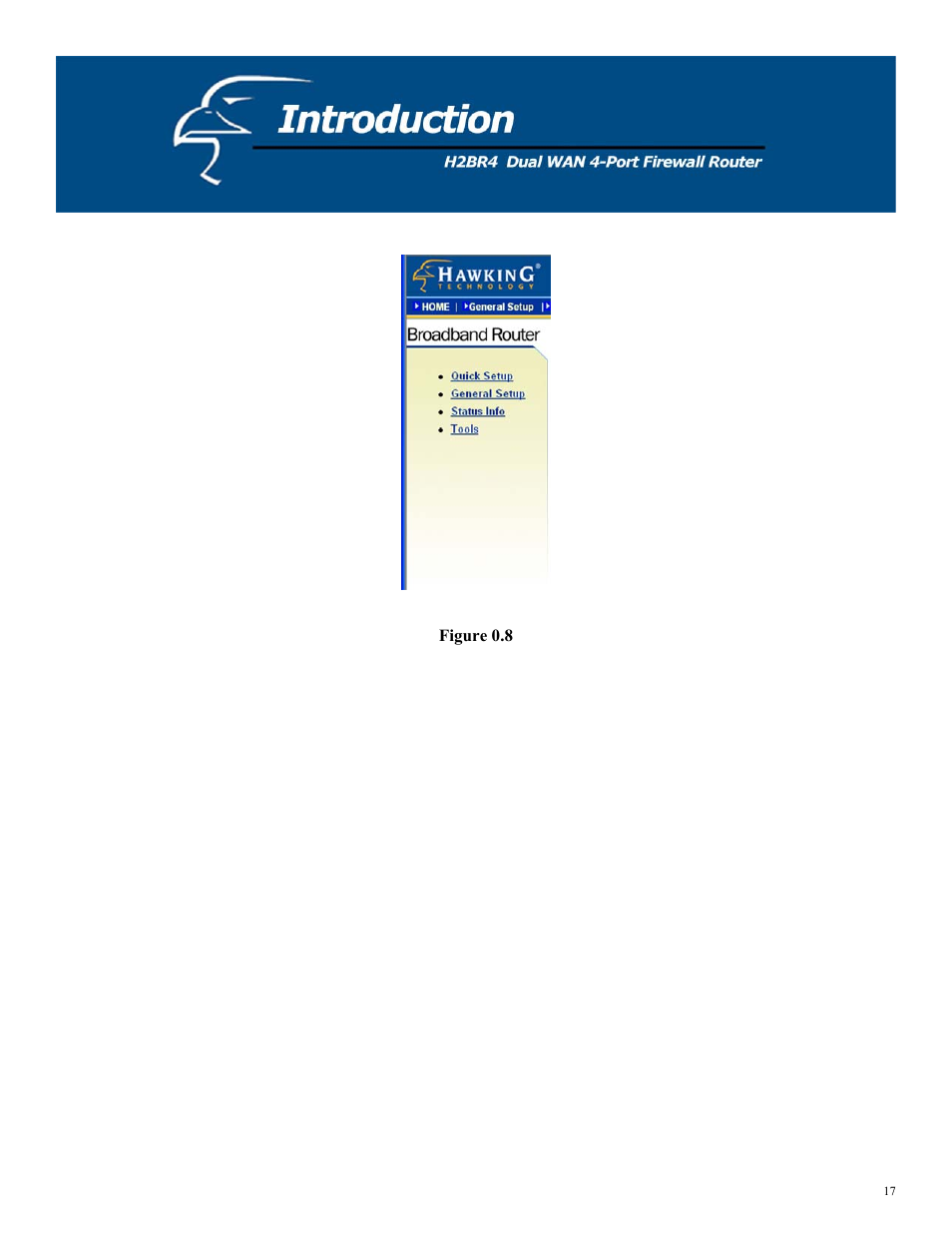 Figure 0.8 | Hawking Technology H2BR4 User Manual | Page 17 / 82