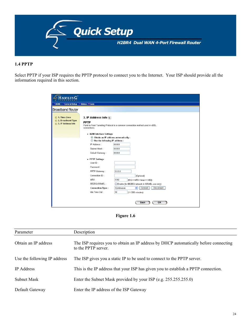 Hawking Technology H2BR4 User Manual | Page 24 / 82