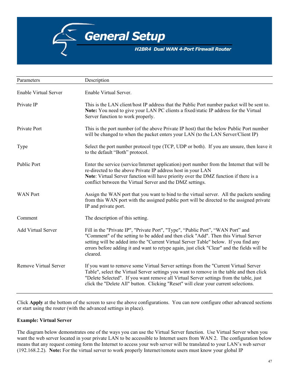 Hawking Technology H2BR4 User Manual | Page 47 / 82
