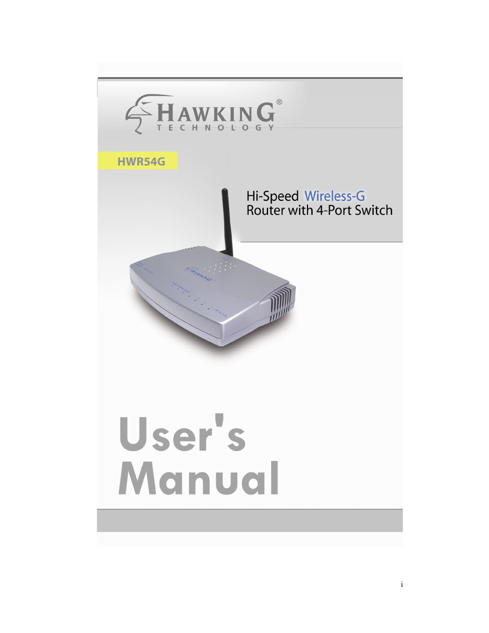 Hawking Technology HWR54G User Manual | 90 pages