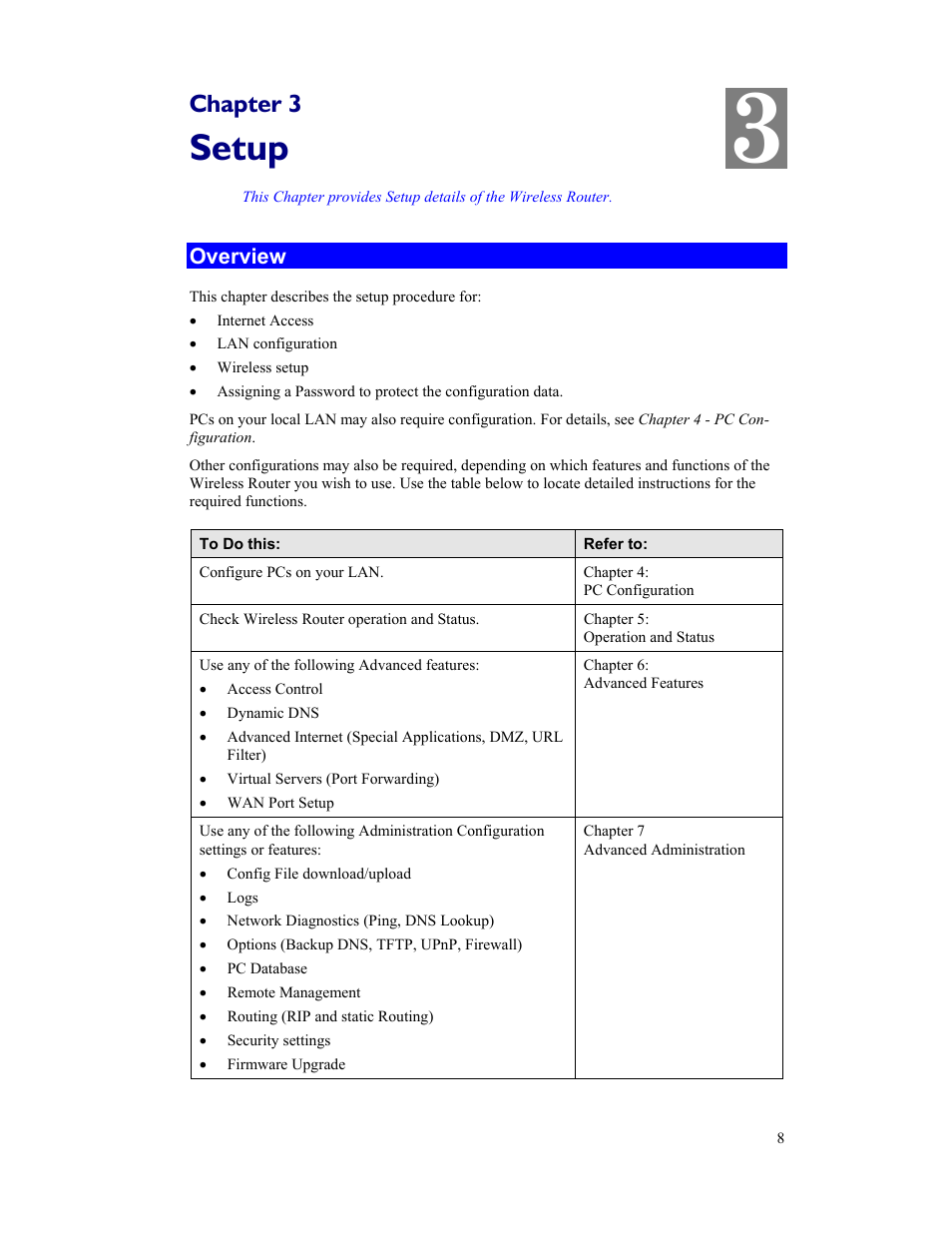 Setup | Hawking Technology HWR54G User Manual | Page 12 / 90