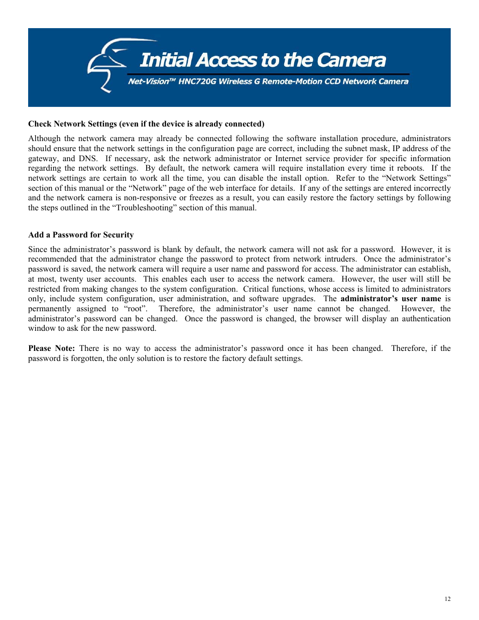 Hawking Technology HNC720G User Manual | Page 12 / 65