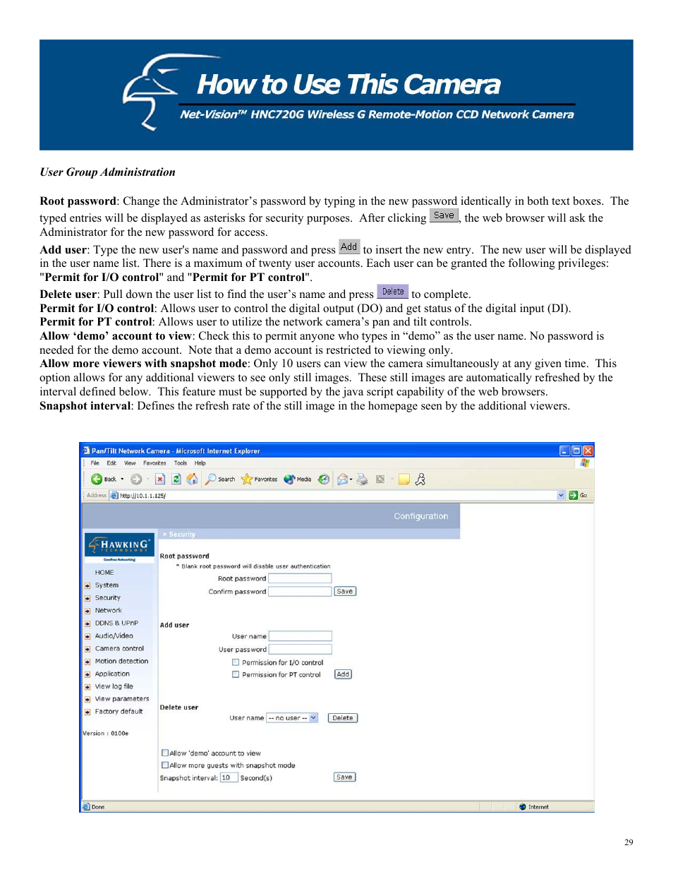 Hawking Technology HNC720G User Manual | Page 29 / 65