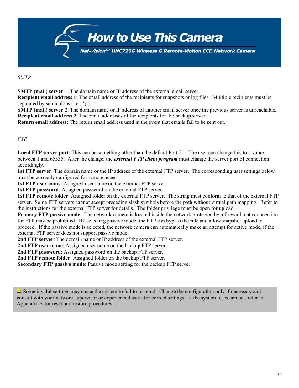 Hawking Technology HNC720G User Manual | Page 32 / 65