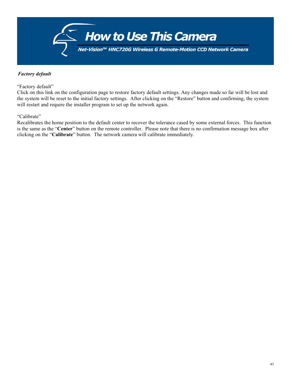 Hawking Technology HNC720G User Manual | Page 43 / 65