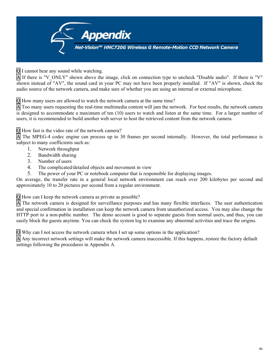 Hawking Technology HNC720G User Manual | Page 46 / 65