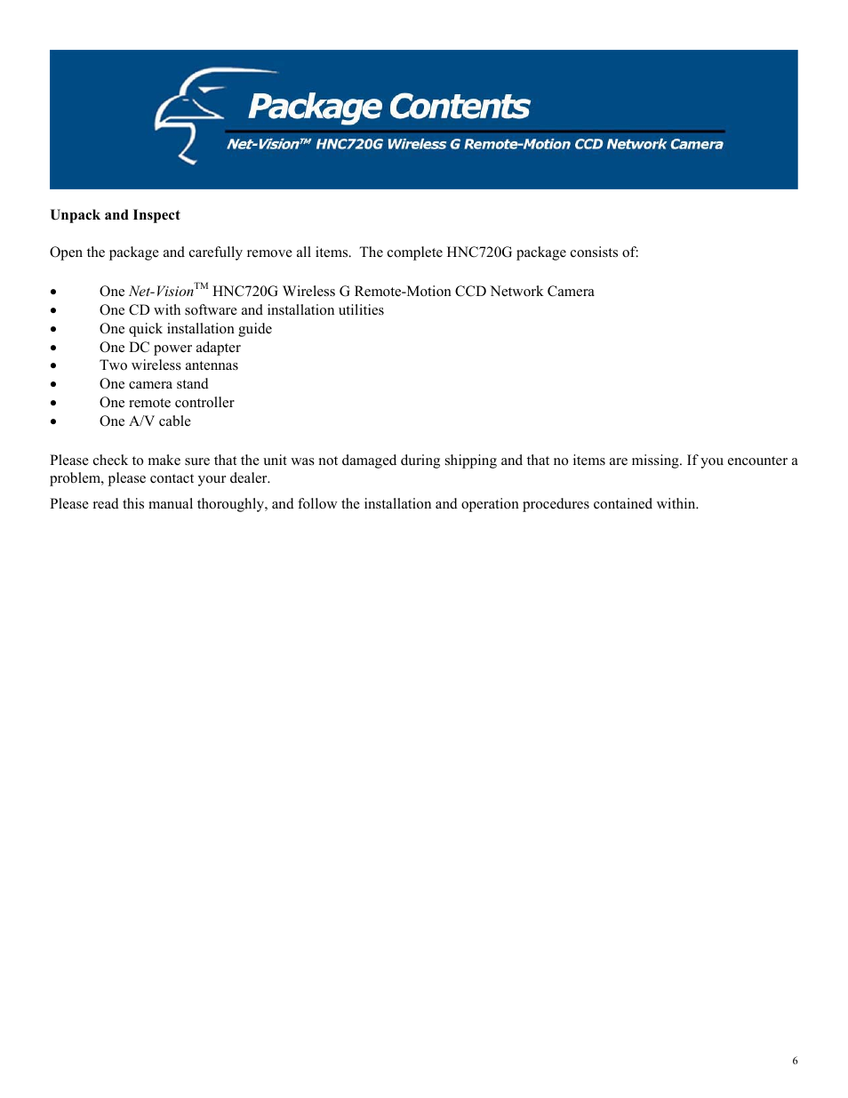 Hawking Technology HNC720G User Manual | Page 6 / 65