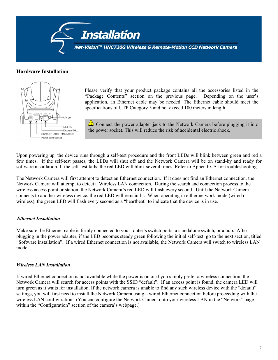 Hawking Technology HNC720G User Manual | Page 7 / 65