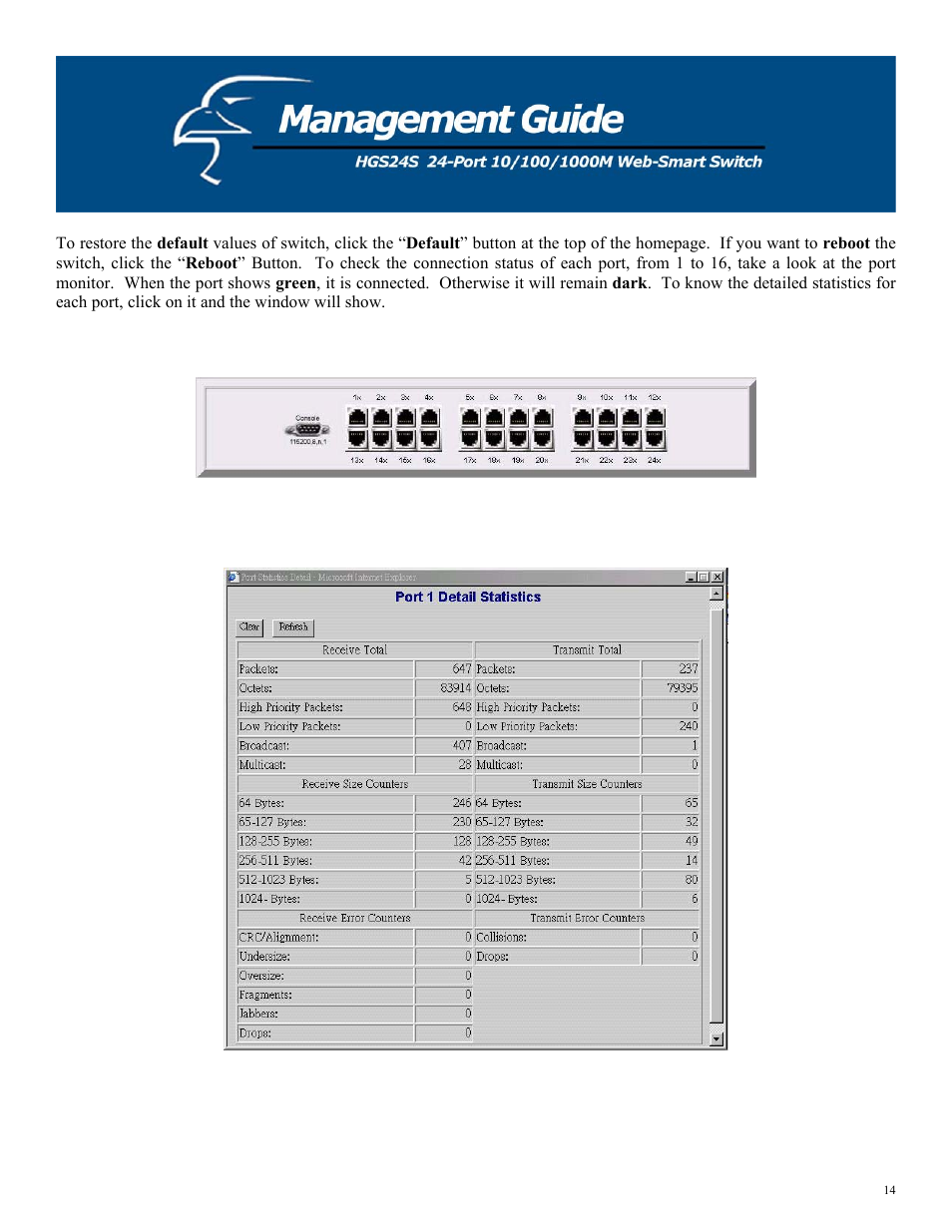 Hawking Technology HGS24S User Manual | Page 14 / 27