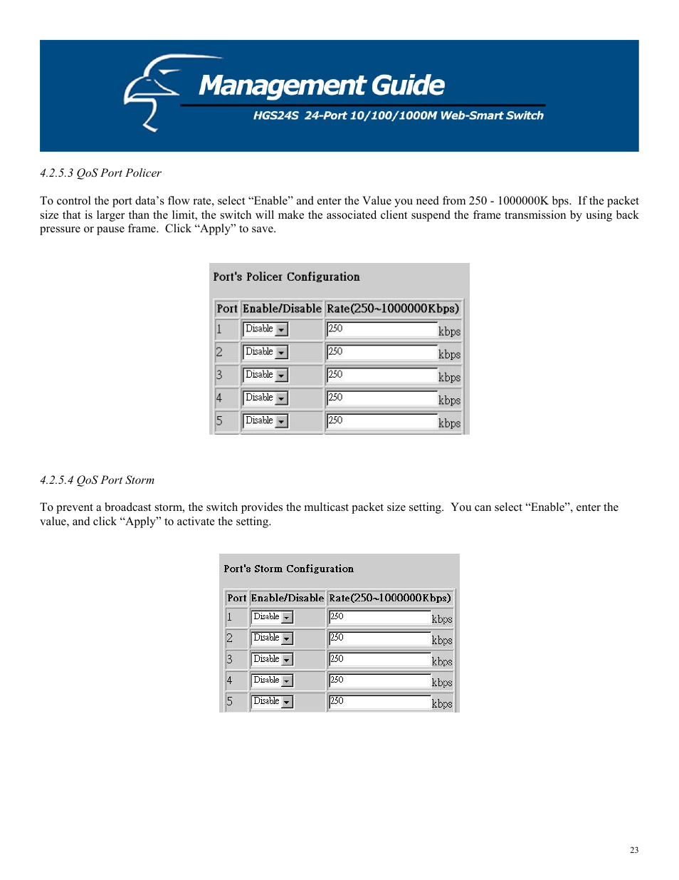 Hawking Technology HGS24S User Manual | Page 23 / 27