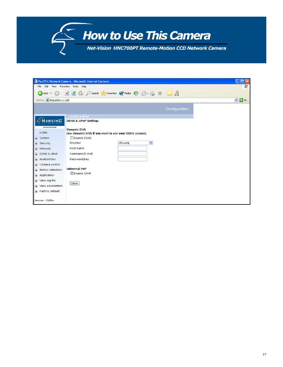 Hawking Technology HNC700PT User Manual | Page 37 / 58
