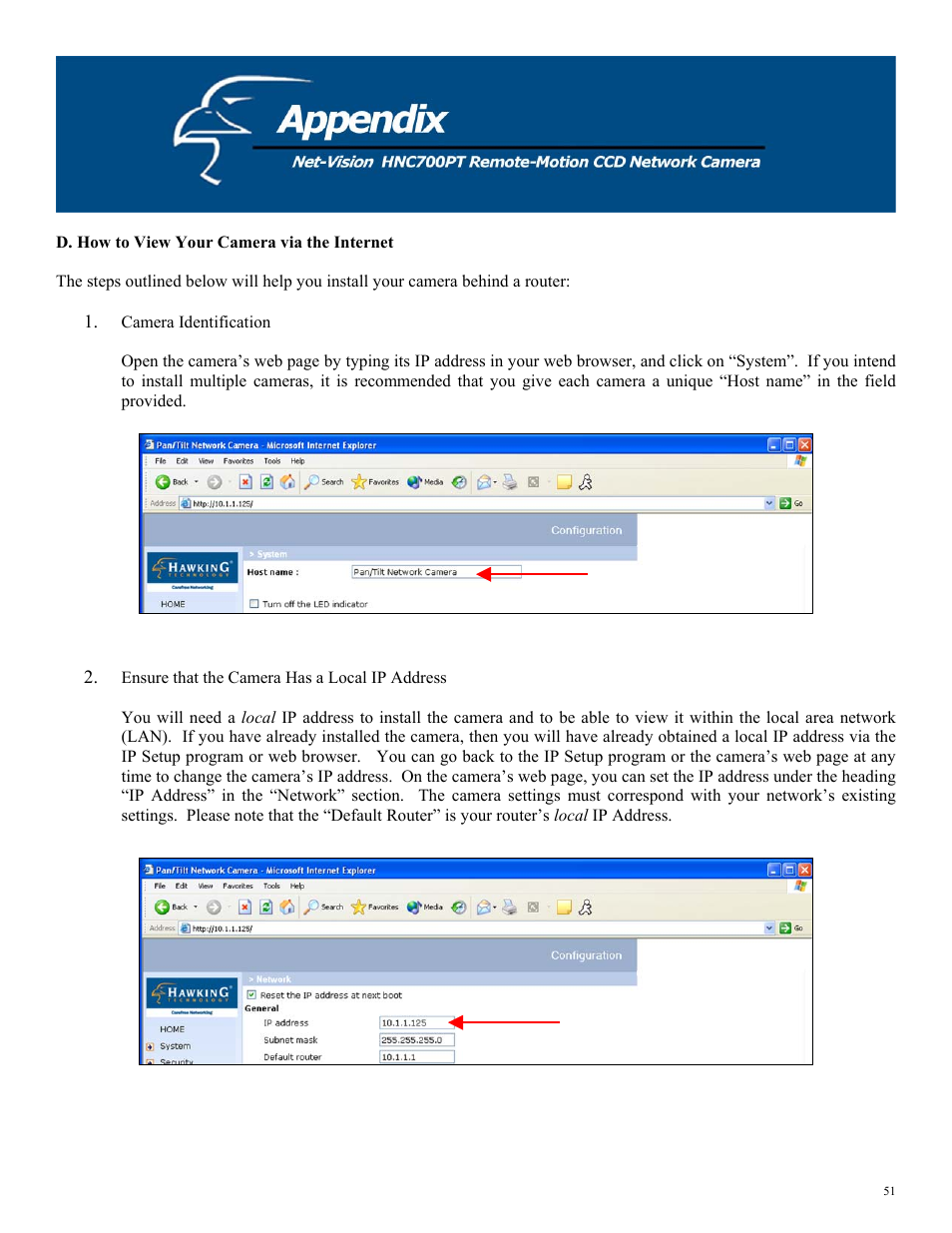 Hawking Technology HNC700PT User Manual | Page 51 / 58