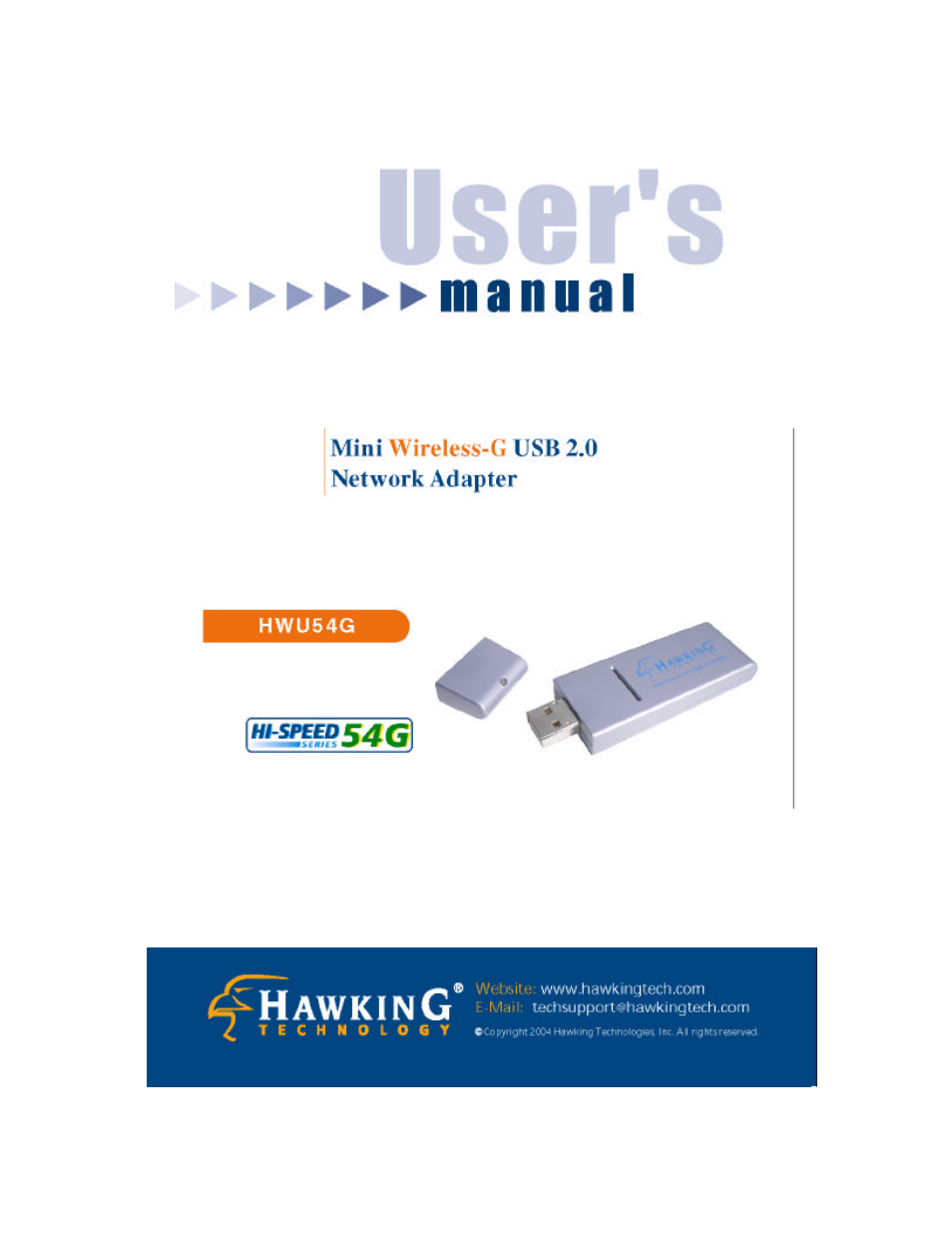 Hawking Technology HWU54G User Manual | 24 pages