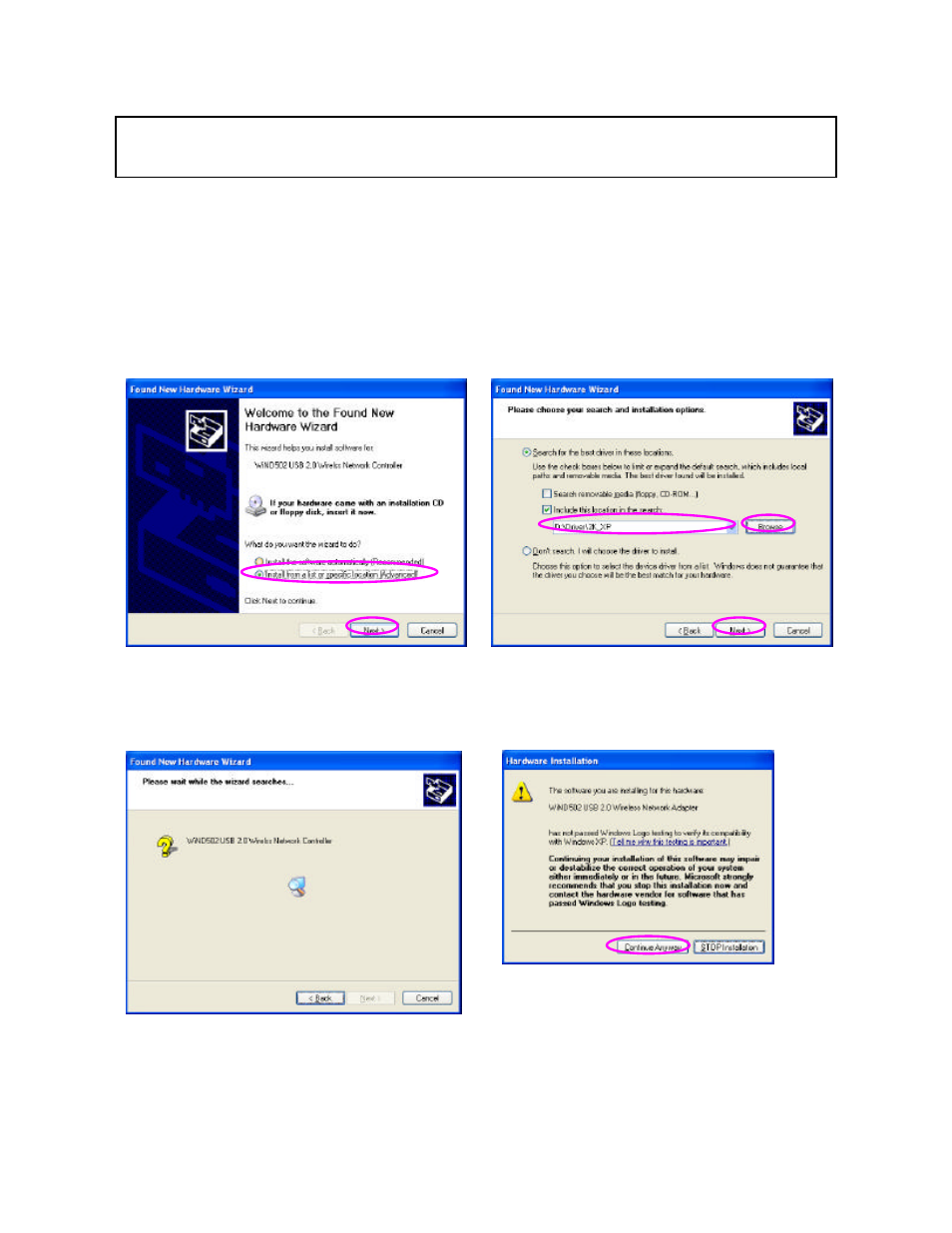 2 installation procedure | Hawking Technology HWU54G User Manual | Page 8 / 24