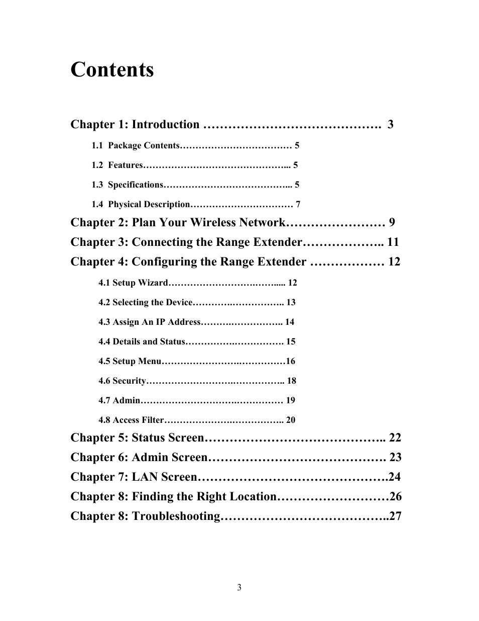 Hawking Technology HWUR54G User Manual | Page 3 / 29
