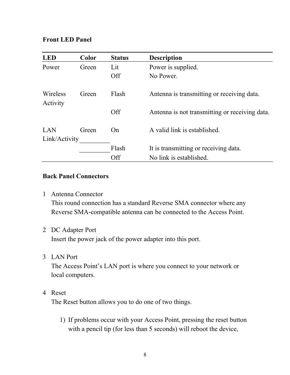 Hawking Technology HWUR54G User Manual | Page 8 / 29