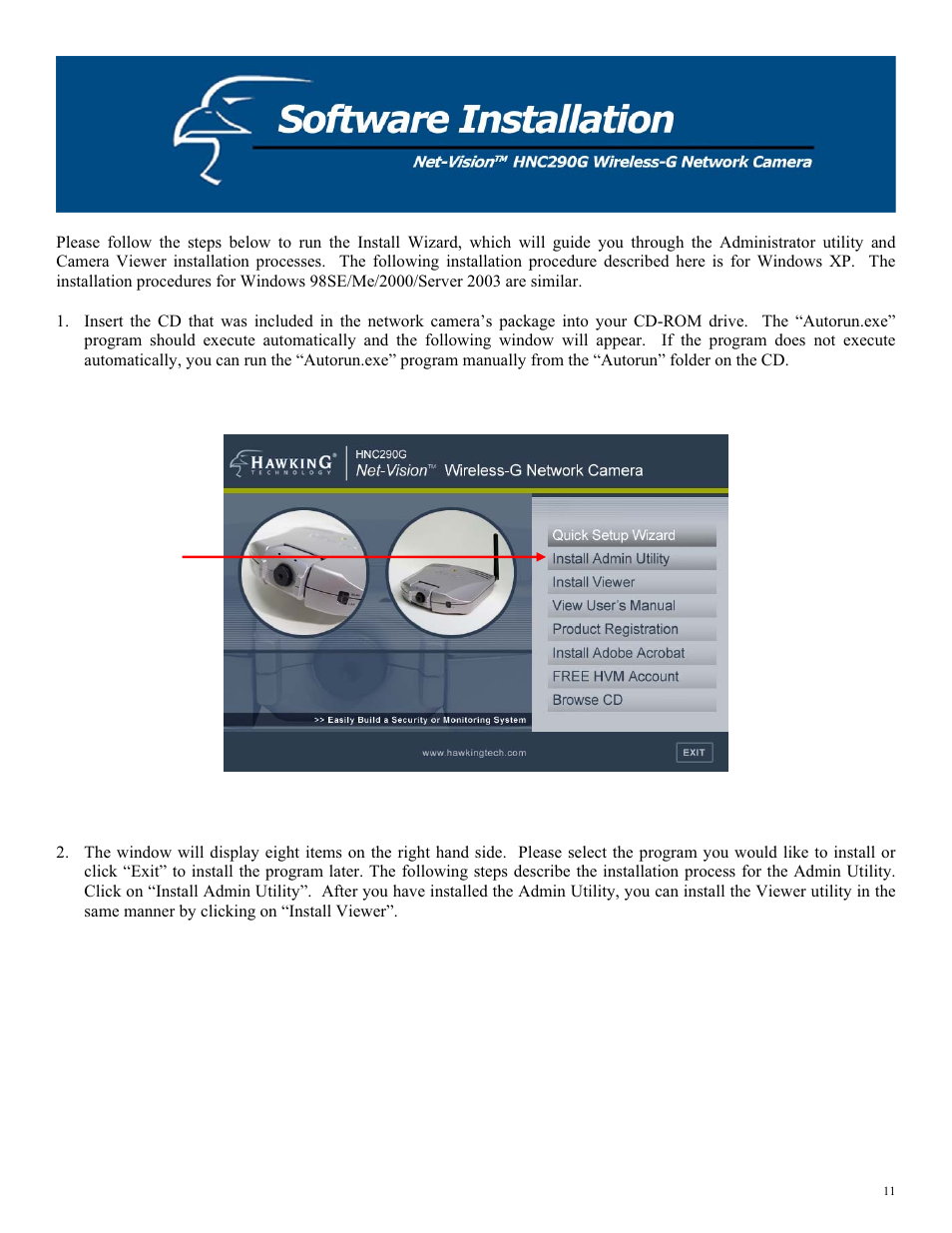 Hawking Technology HNC290G User Manual | Page 11 / 77