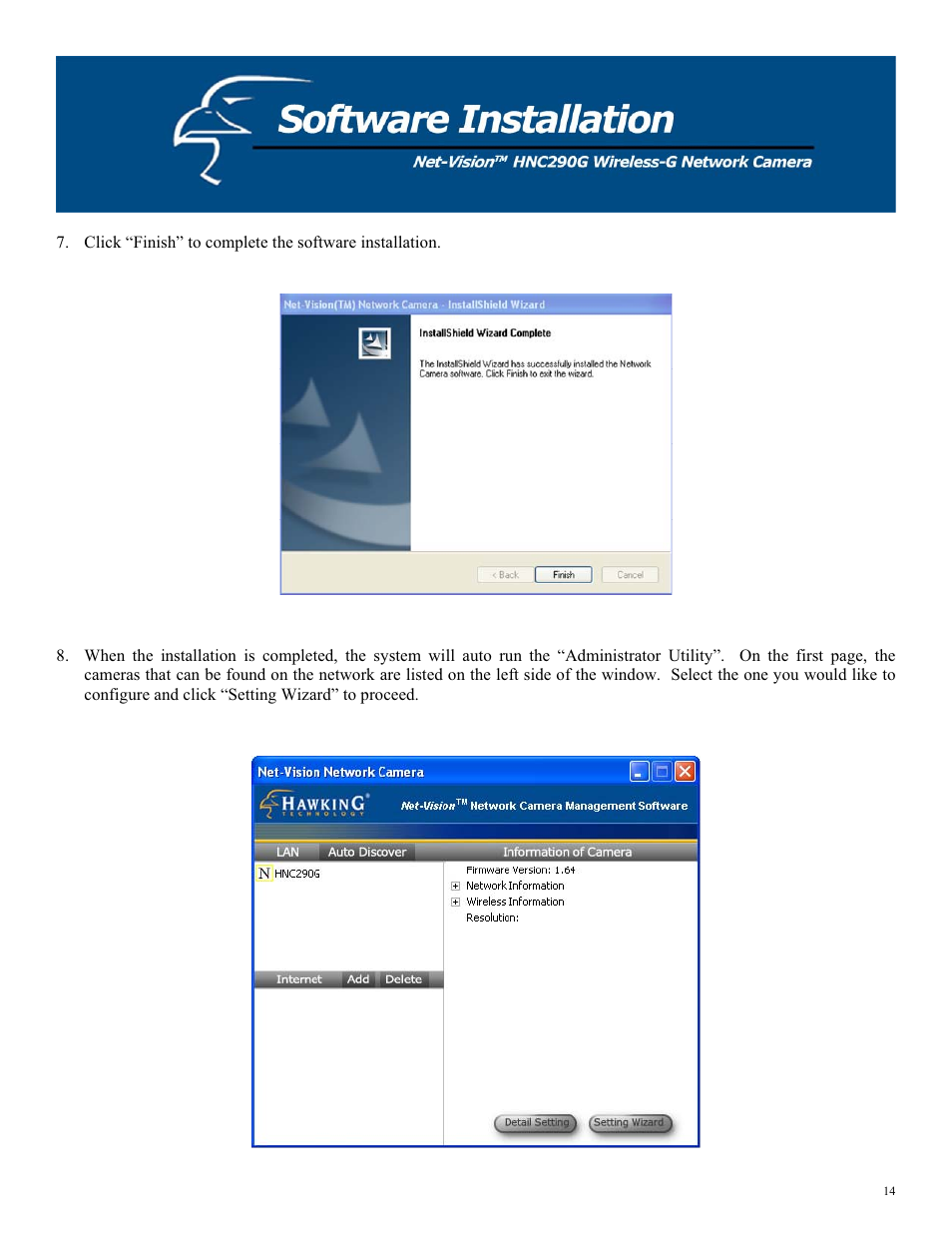 Hawking Technology HNC290G User Manual | Page 14 / 77