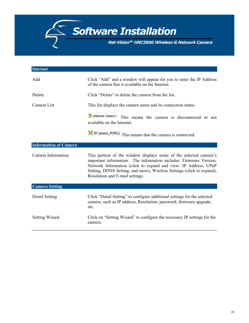 Hawking Technology HNC290G User Manual | Page 20 / 77