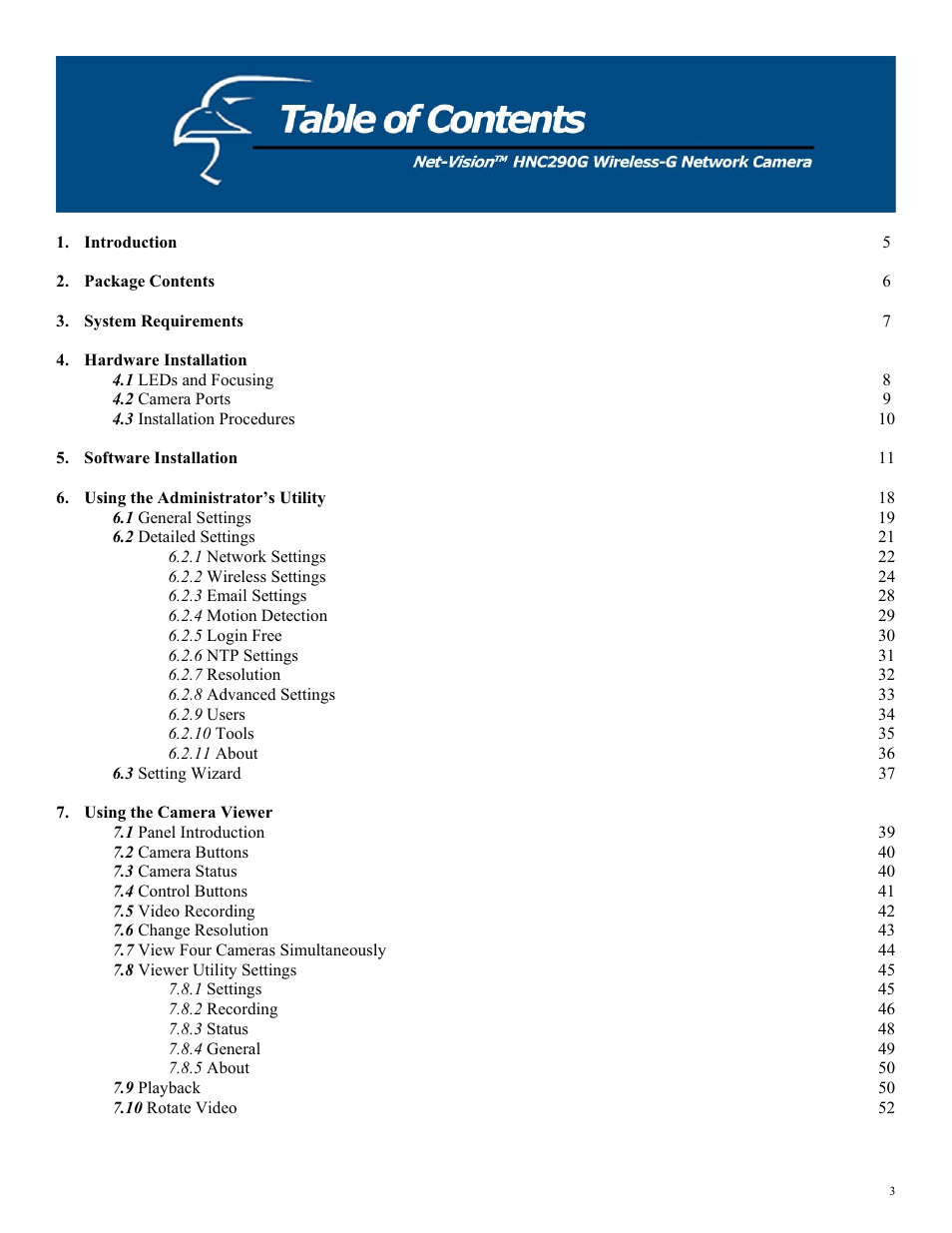 Hawking Technology HNC290G User Manual | Page 3 / 77