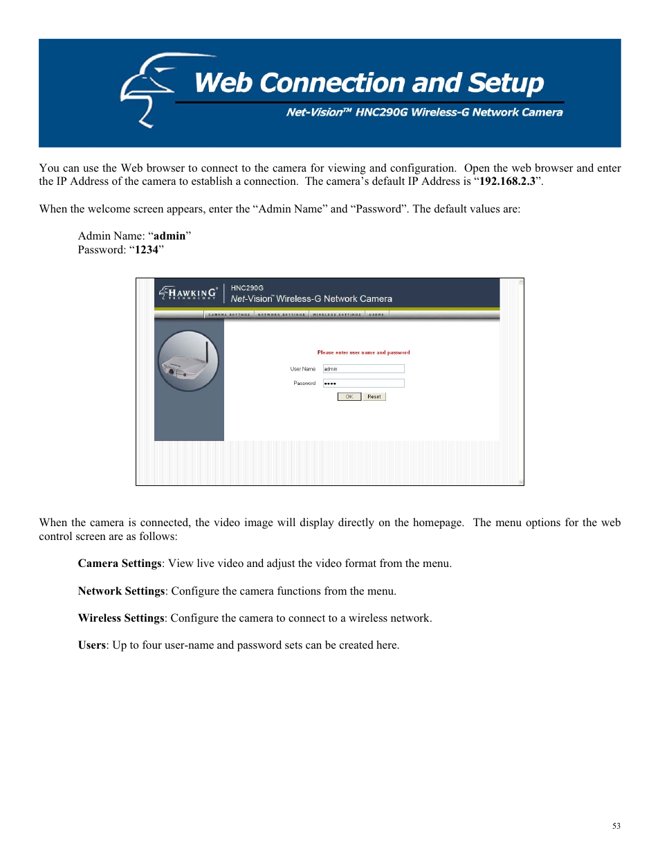 Hawking Technology HNC290G User Manual | Page 53 / 77
