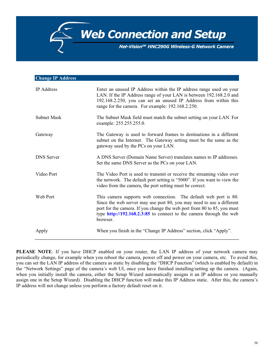 Hawking Technology HNC290G User Manual | Page 58 / 77