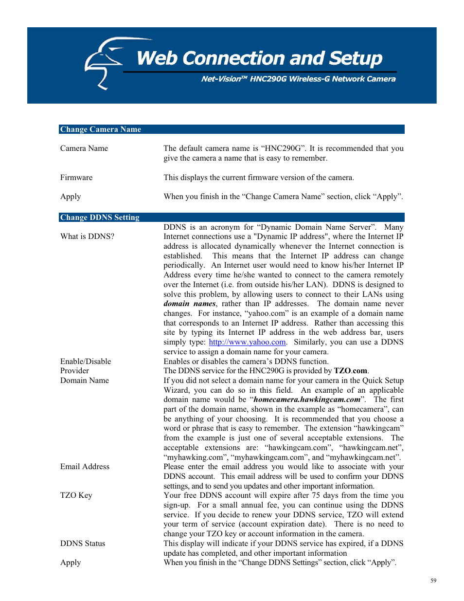 Hawking Technology HNC290G User Manual | Page 59 / 77