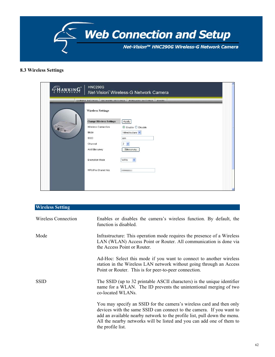 Hawking Technology HNC290G User Manual | Page 62 / 77