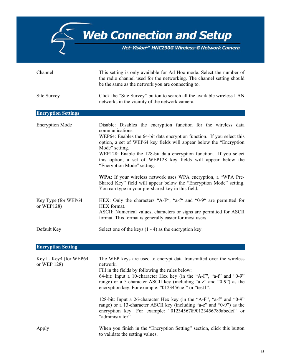 Hawking Technology HNC290G User Manual | Page 63 / 77