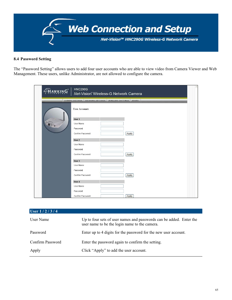 Hawking Technology HNC290G User Manual | Page 65 / 77