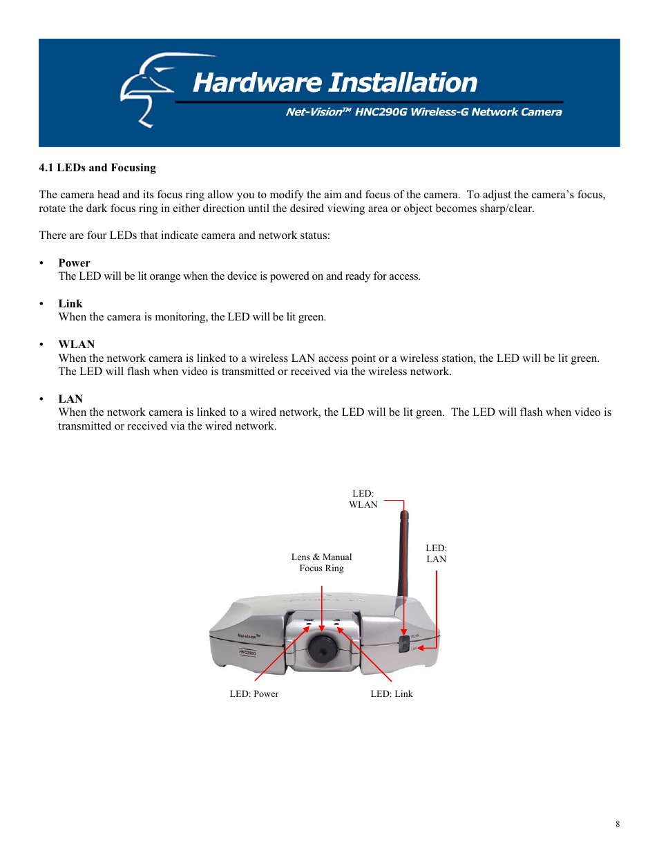 Hawking Technology HNC290G User Manual | Page 8 / 77