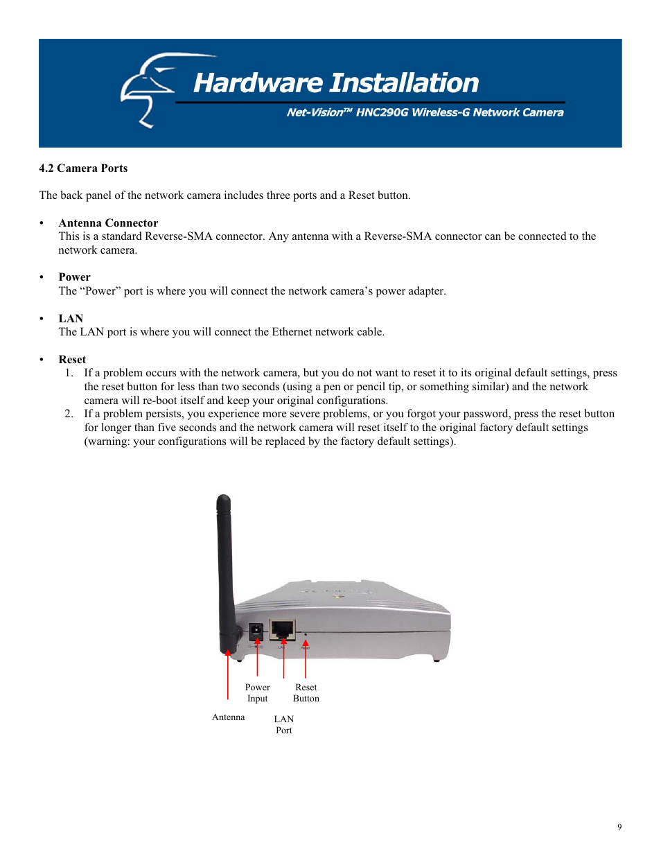 Hawking Technology HNC290G User Manual | Page 9 / 77