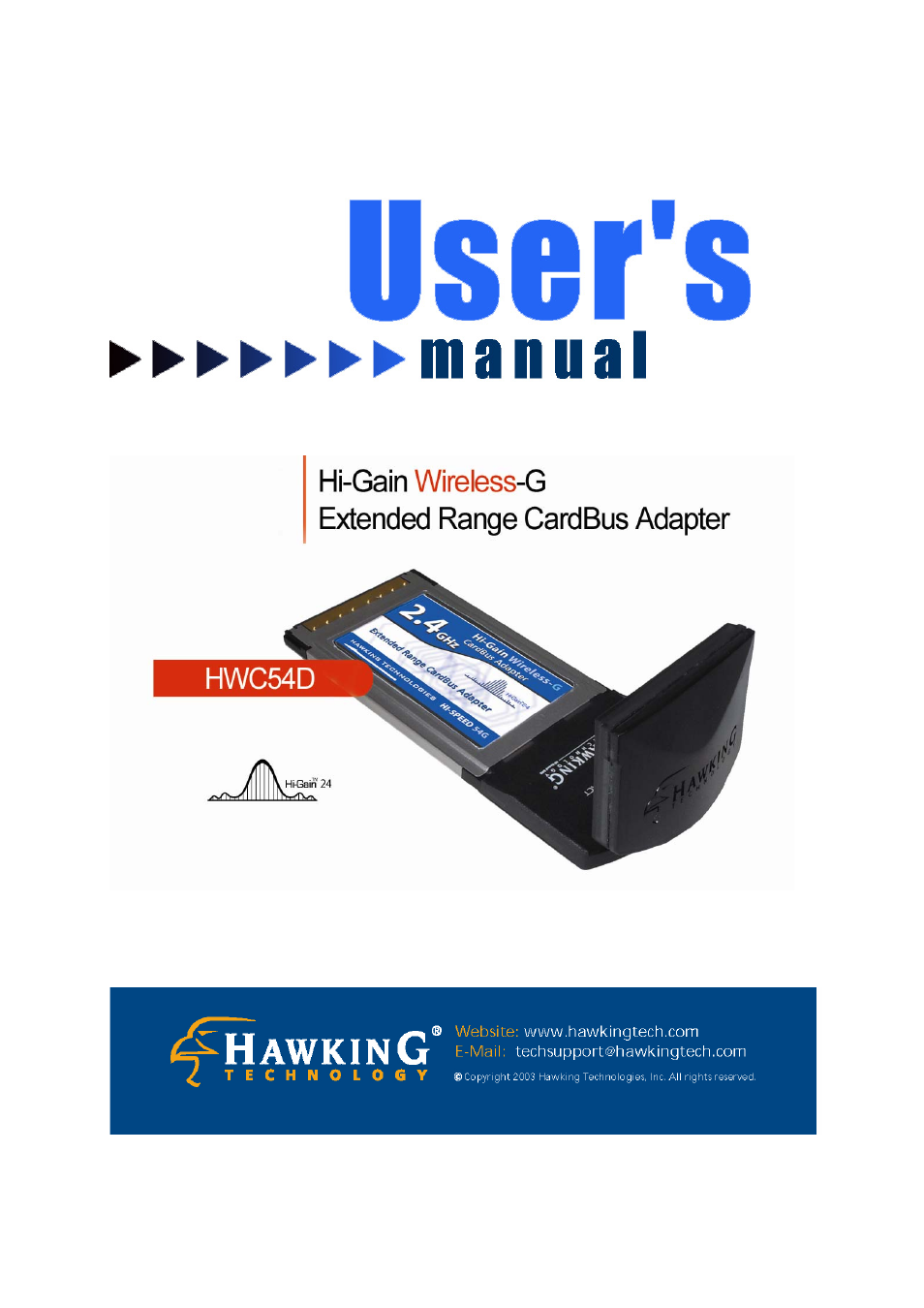 Hawking Technology HWC54D User Manual | 25 pages