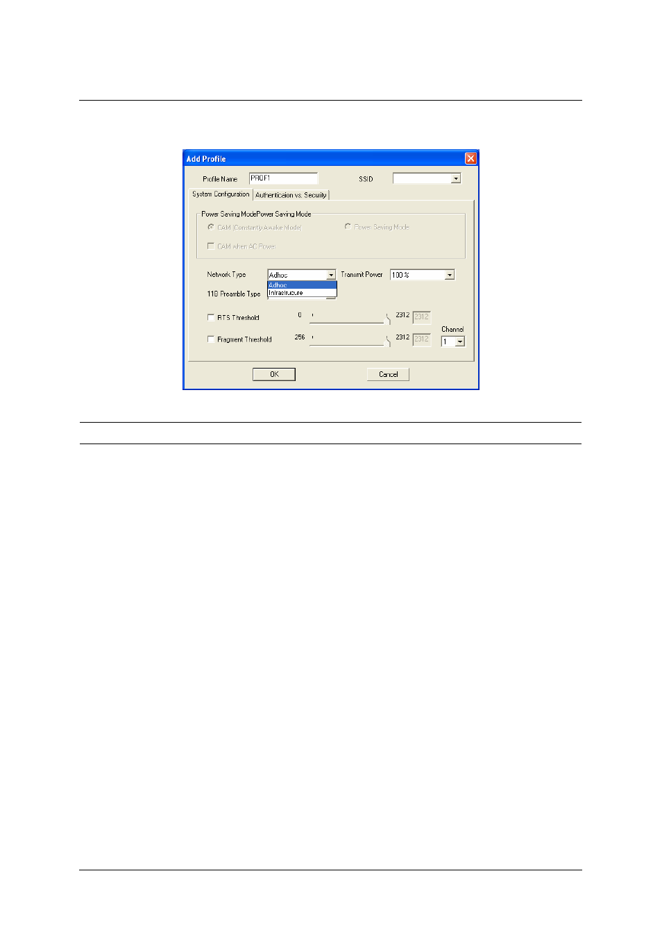 1 configure the profile, Configure the profile | Hawking Technology HWC54D User Manual | Page 11 / 25