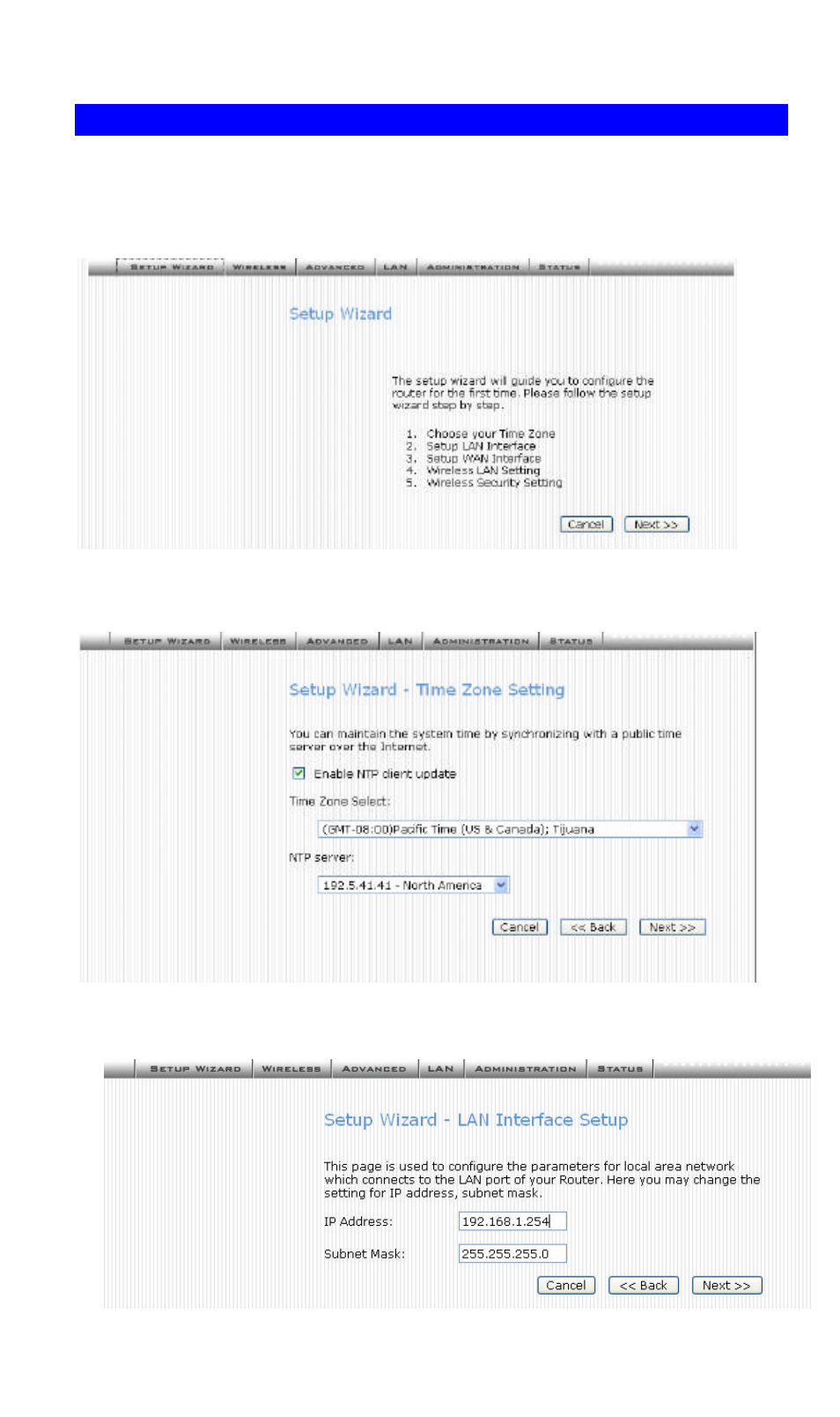 Setup wizard | Hawking Technology Wireless-G Router User Manual | Page 14 / 56