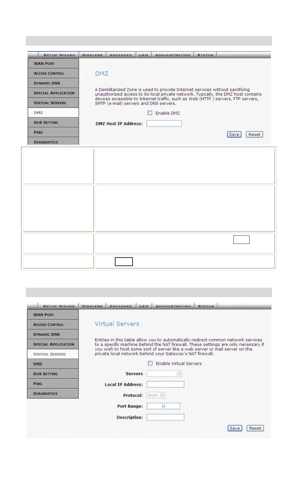 Virtual server | Hawking Technology Wireless-G Router User Manual | Page 27 / 56