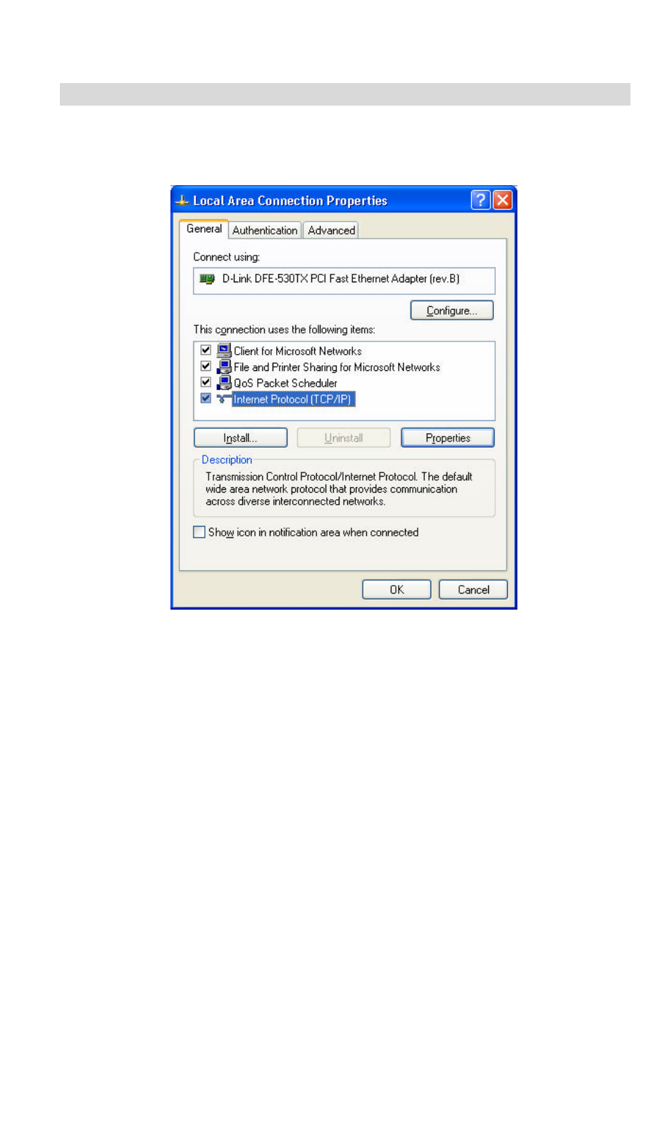 Checking tcp/ip settings - windows xp | Hawking Technology Wireless-G Router User Manual | Page 45 / 56