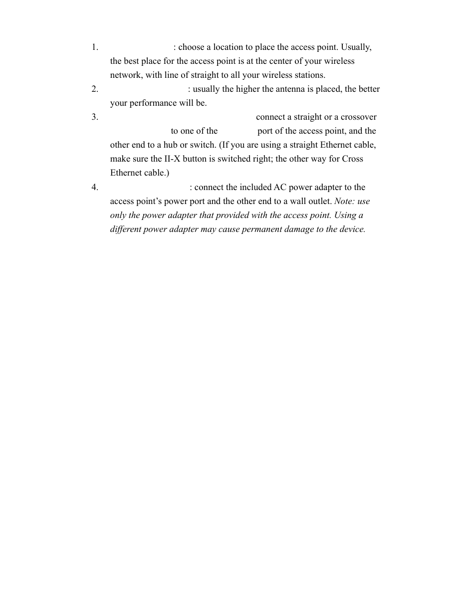 Getting connected | Hawking Technology HWBA54G User Manual | Page 9 / 36