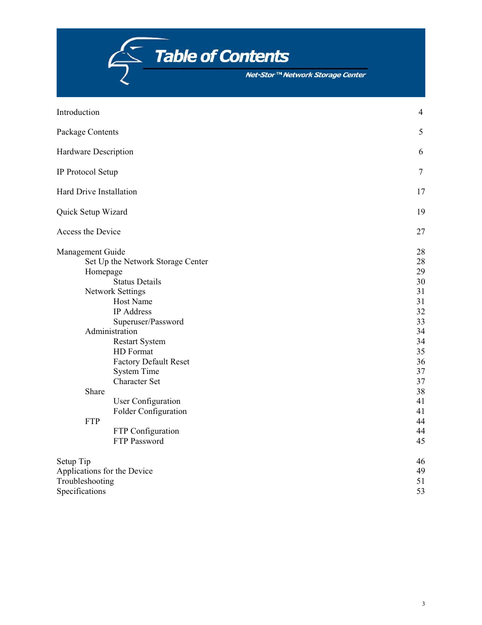 Hawking Technology HNAS1 User Manual | Page 3 / 53