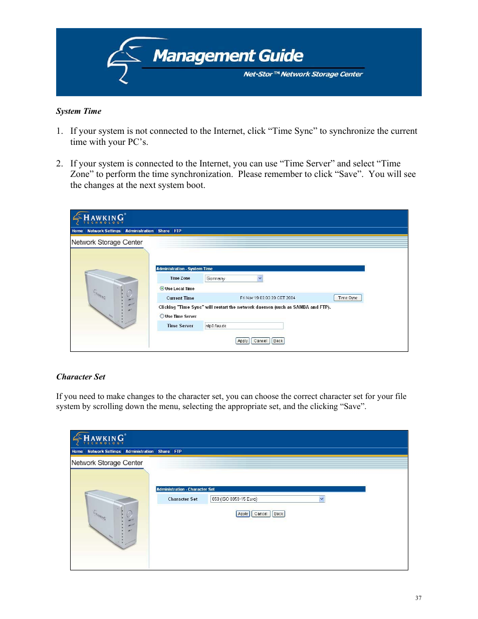 Hawking Technology HNAS1 User Manual | Page 37 / 53