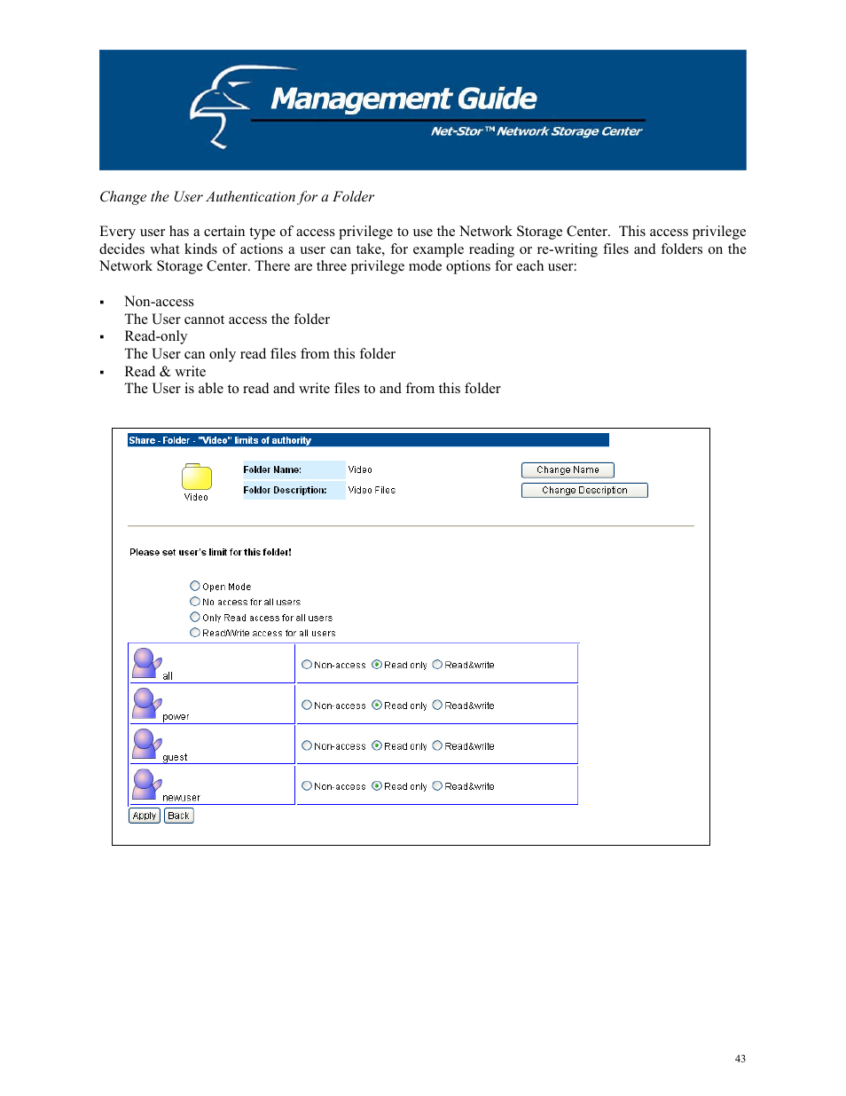 Hawking Technology HNAS1 User Manual | Page 43 / 53