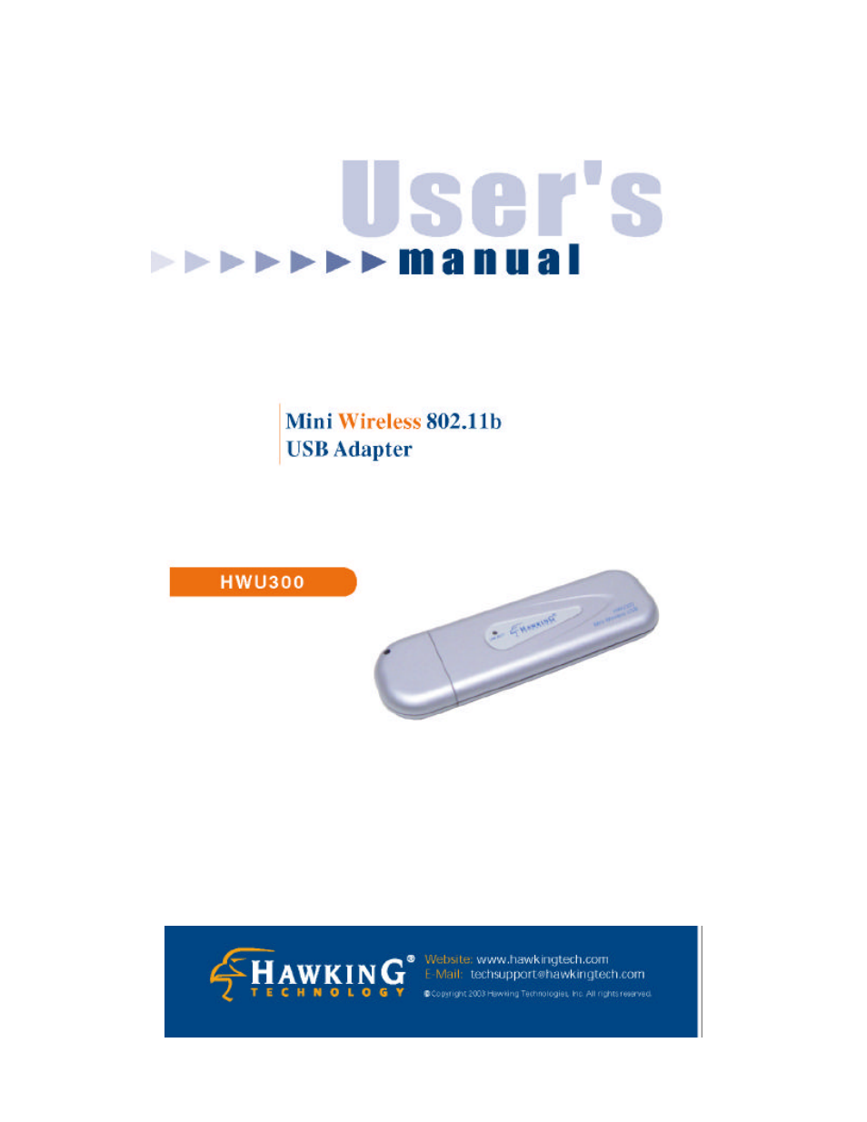 Hawking Technology H-WU300 User Manual | 18 pages