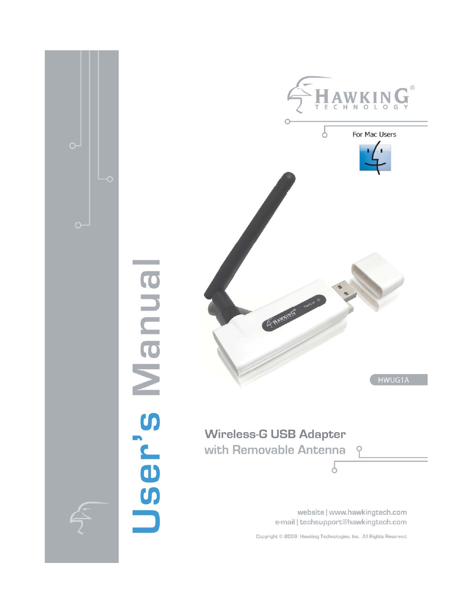 Hawking Technology Hawking Wireless-G HWUG1A User Manual | 24 pages