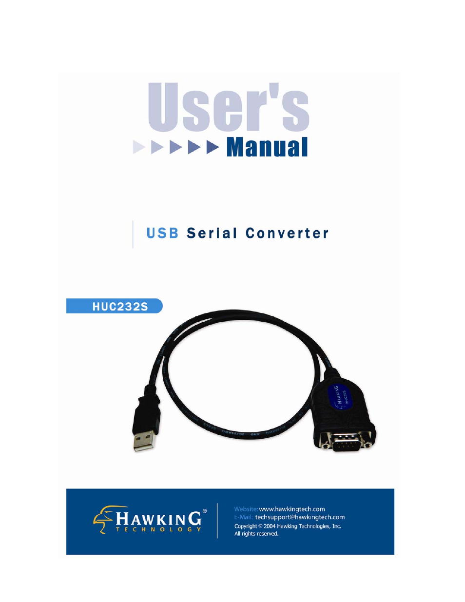 Hawking Technology H-UC232S User Manual | 15 pages