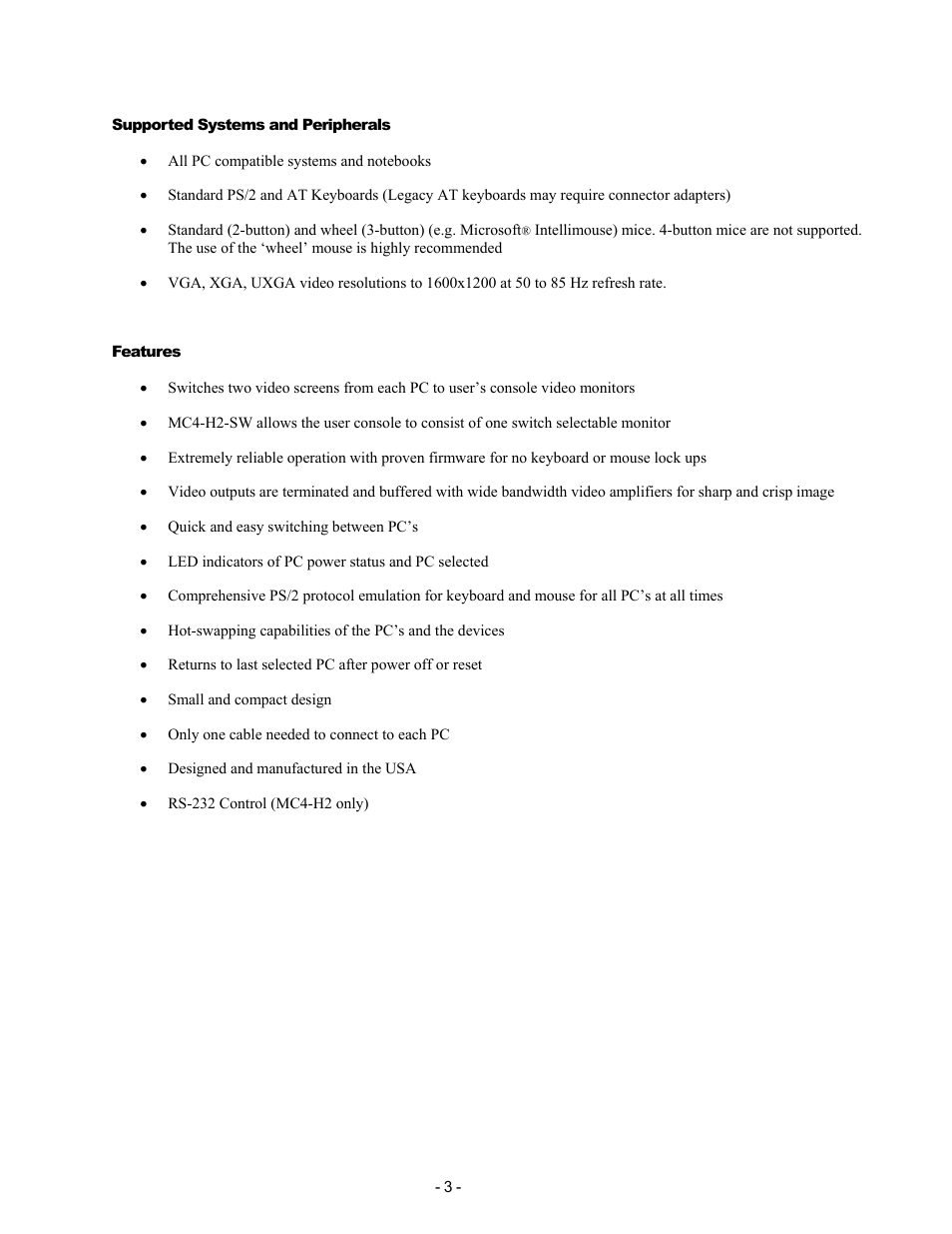 Hawking Technology MC4-H2 User Manual | Page 5 / 12
