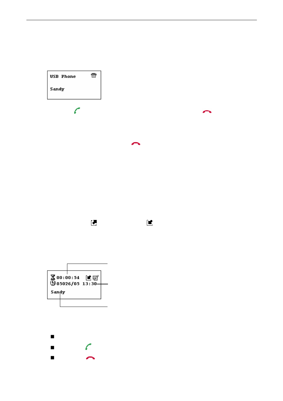 Answering a call, Ending / rejecting a call, Loading calling list log | Hawking Technology HNT1 User Manual | Page 20 / 34