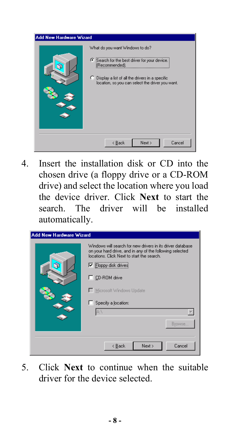Hawking Technology CardBus 10/100 Fast Ethernet PC Card User Manual | Page 11 / 21